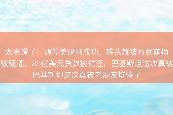 太离谱了！调停美伊刚成功，转头就被阿联酋捅刀？上万劳工被驱逐，35亿美元贷款被催还，巴基斯坦这次真被老朋友坑惨了