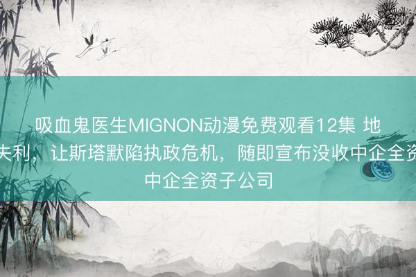 吸血鬼医生MIGNON动漫免费观看12集 地方选举失利，让斯塔默陷执政危机，随即宣布没收中企全资子公司
