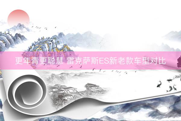 更年青更聪慧 雷克萨斯ES新老款车型对比